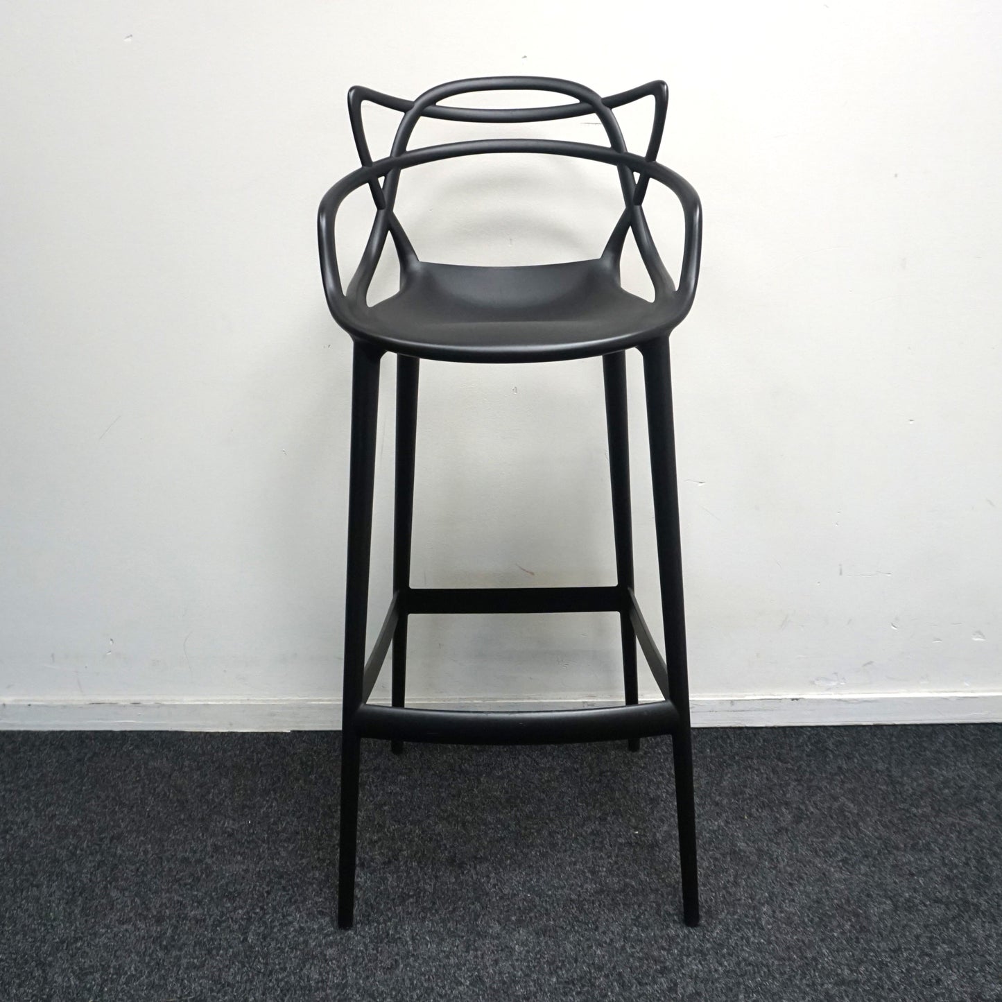 Kartell Masters Design Barkruk | Zwart | Zithoogte 75 cm