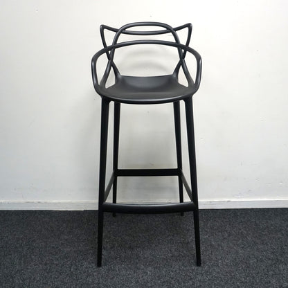 Kartell Masters Design Barkruk | Zwart | Zithoogte 75 cm