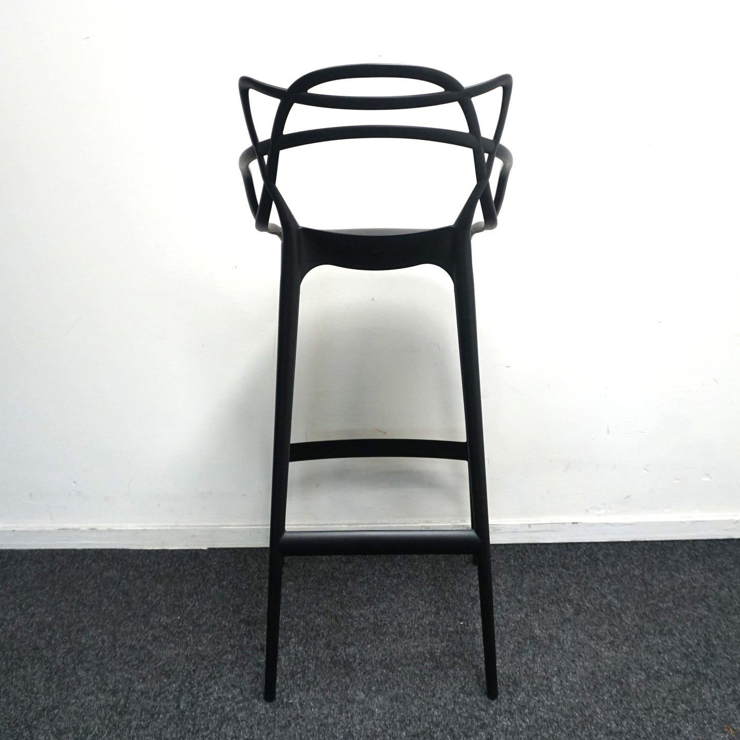 Kartell Masters Design Barkruk | Zwart | Zithoogte 75 cm