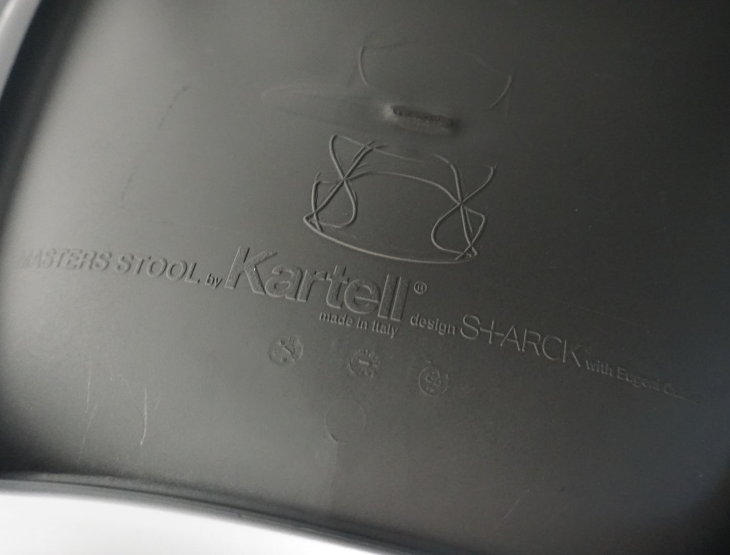 Kartell Masters Design Barkruk | Zwart | Zithoogte 75 cm