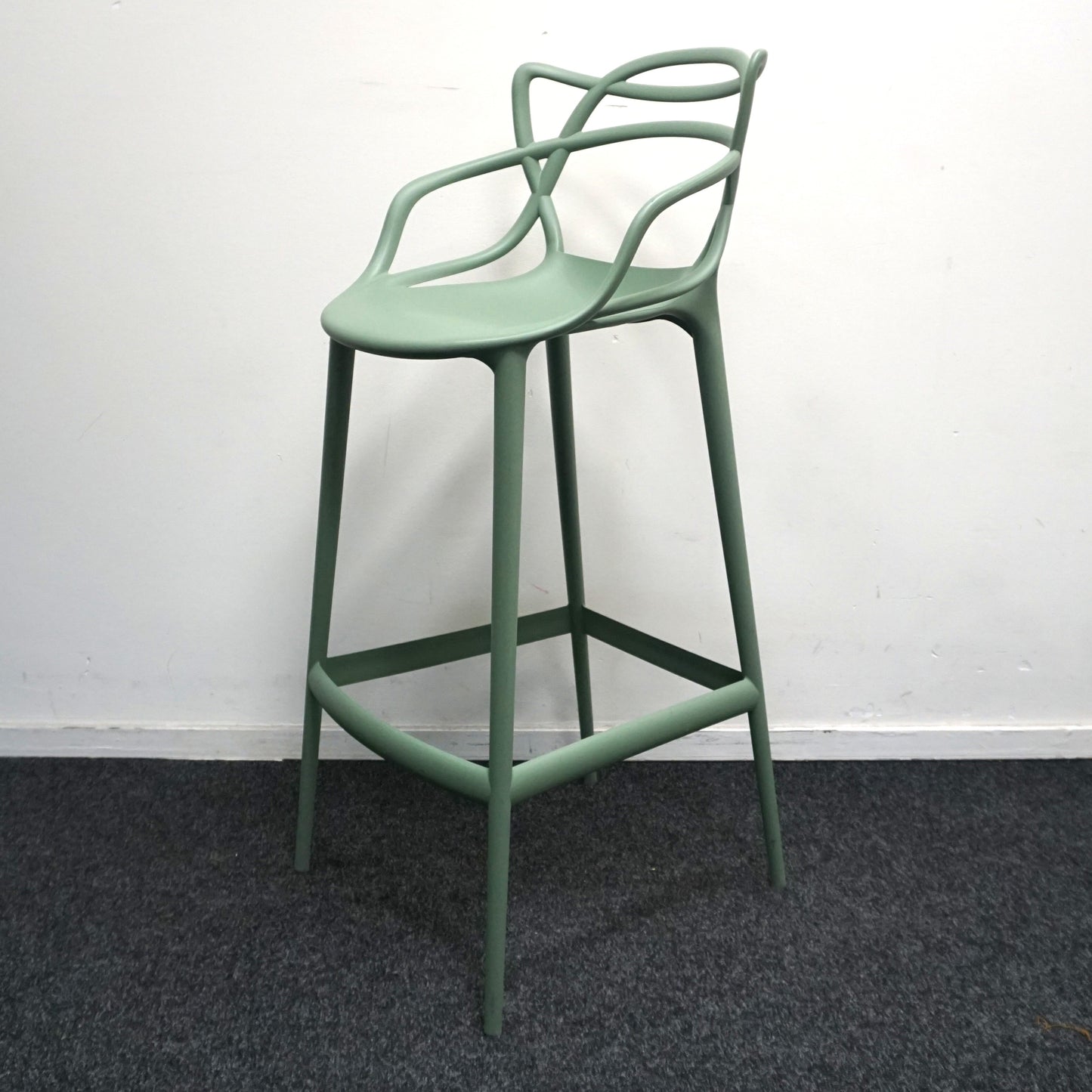 Kartell Masters Design Barkruk | Zacht Groen | Zithoogte 75 cm
