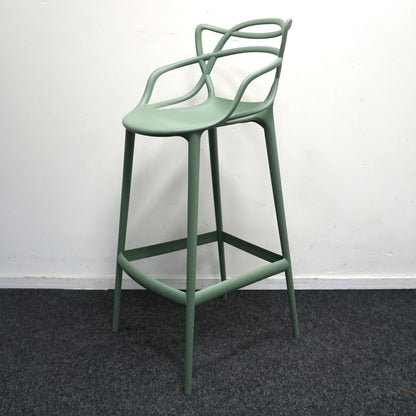 Kartell Masters Design Barkruk | Zacht Groen | Zithoogte 75 cm
