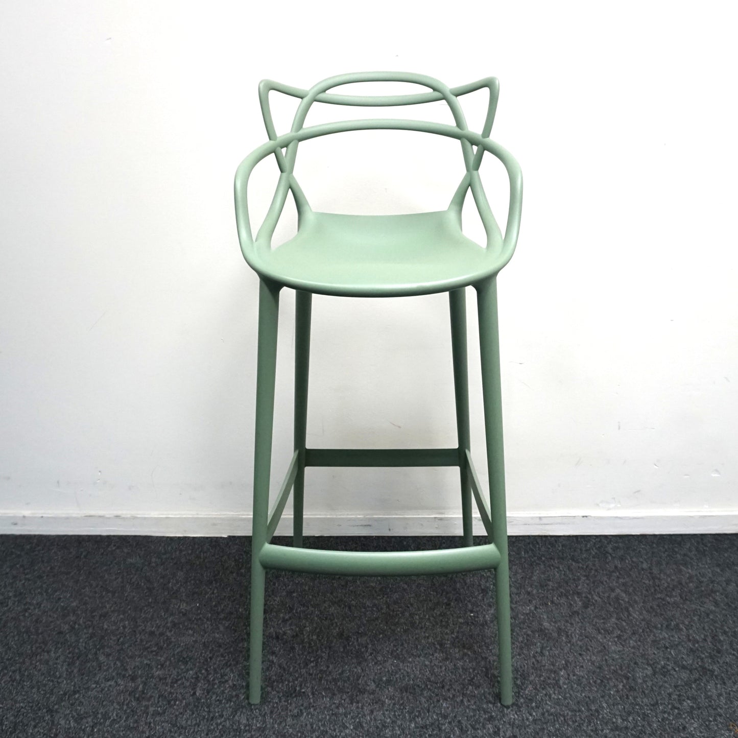 Kartell Masters Design Barkruk | Zacht Groen | Zithoogte 75 cm