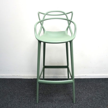 Kartell Masters Design Barkruk | Zacht Groen | Zithoogte 75 cm