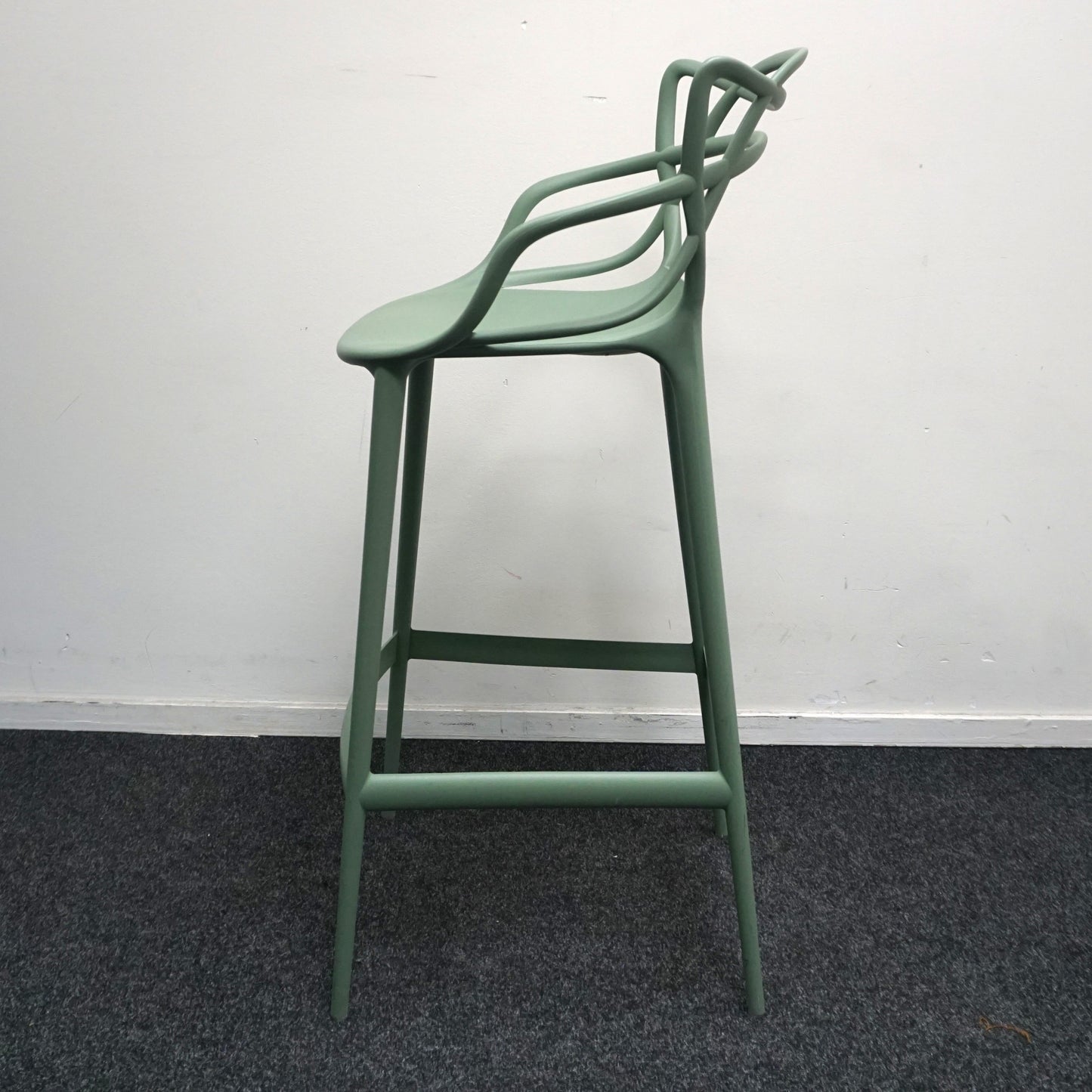 Kartell Masters Design Barkruk | Zacht Groen | Zithoogte 75 cm