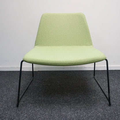 Johanson Mind EC Design Fauteuil | Groen Gemeleerd / Zwart
