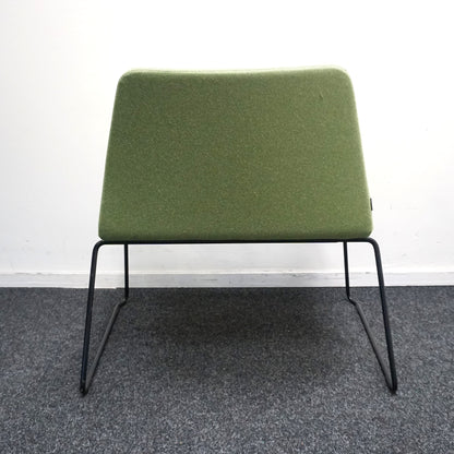 Johanson Mind EC Design Fauteuil | Groen Gemeleerd / Zwart