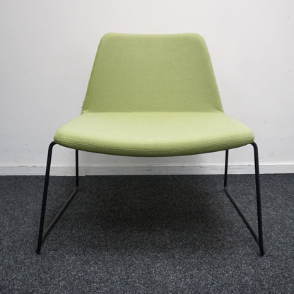 Johanson Mind EC Design Fauteuil | Effen Groen / Zwart
