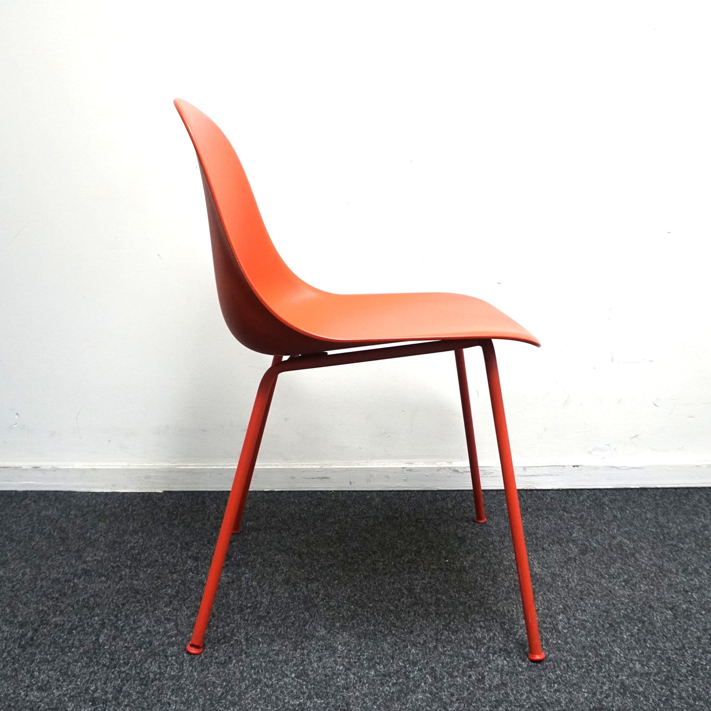 Muuto Fiber Side Chair Design Stoel | Rood