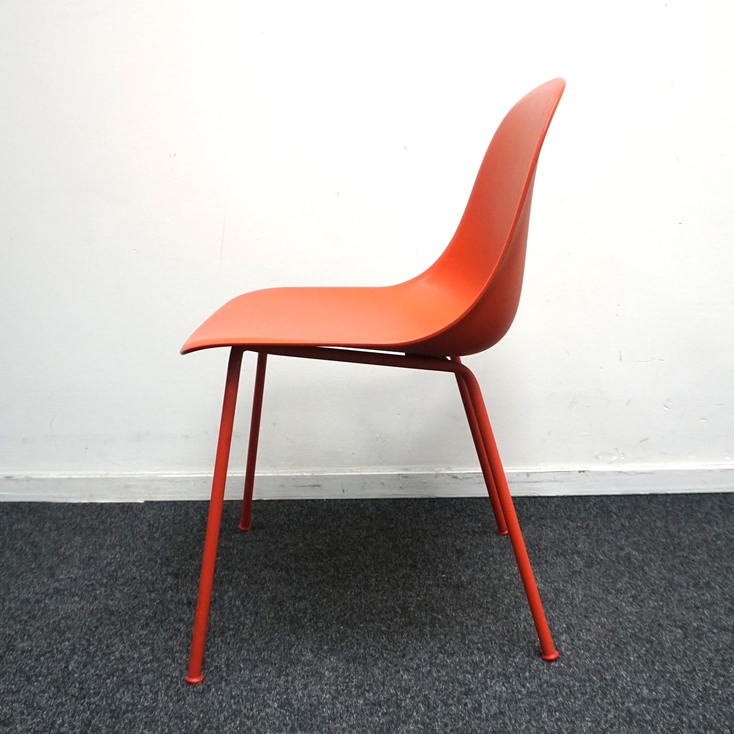 Muuto Fiber Side Chair Design Stoel | Rood