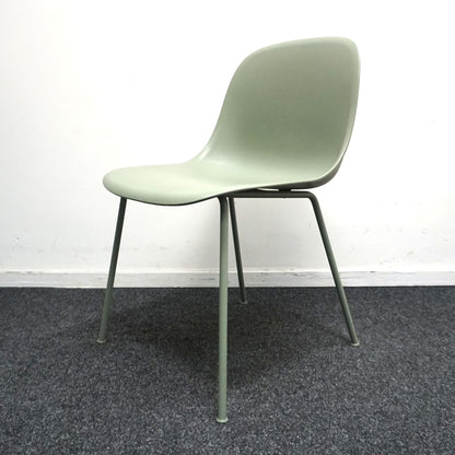 Muuto Fiber Side Chair Design Stoel | Zacht Groen