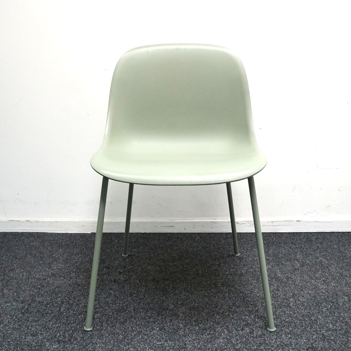 Muuto Fiber Side Chair Design Stoel | Zacht Groen