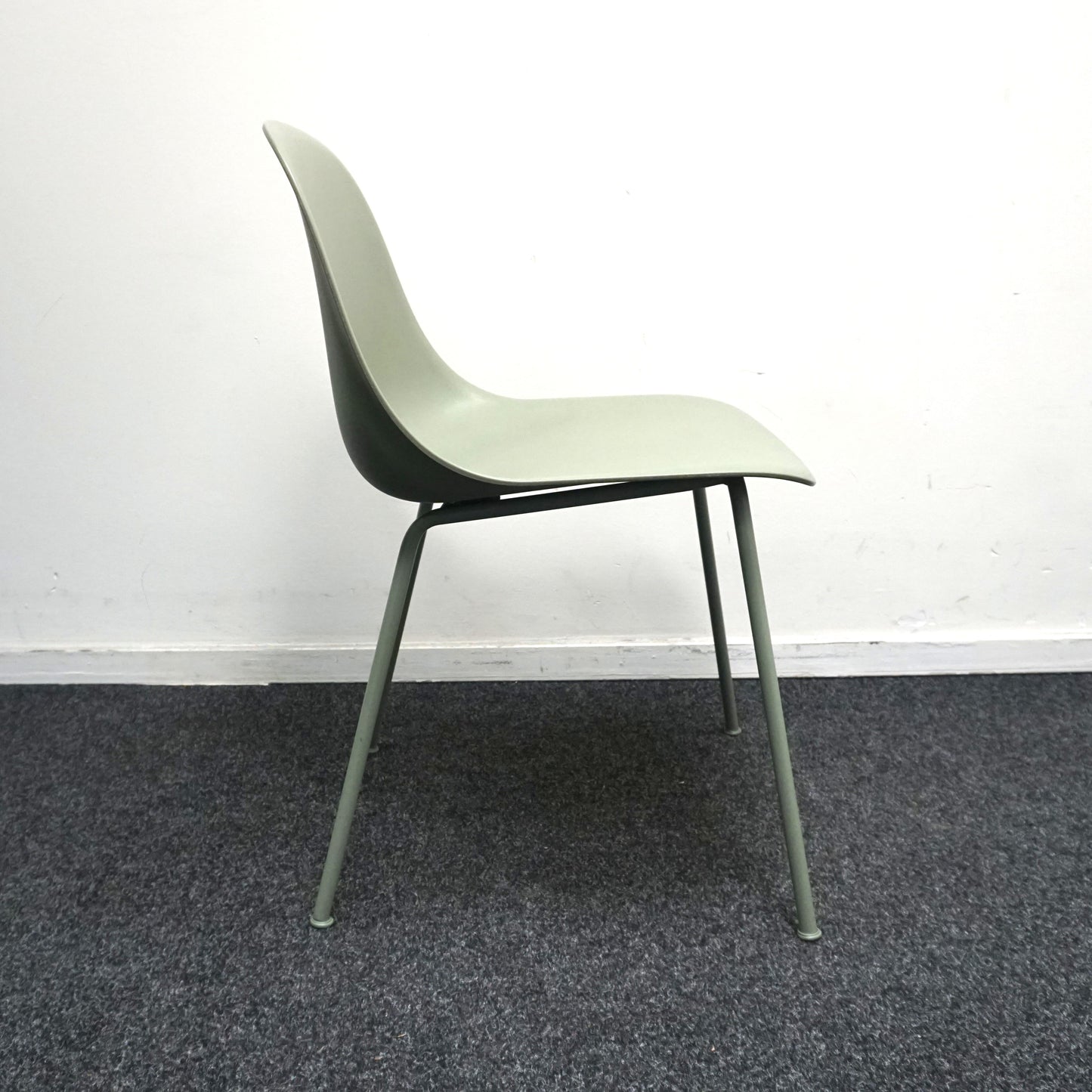 Muuto Fiber Side Chair Design Stoel | Zacht Groen