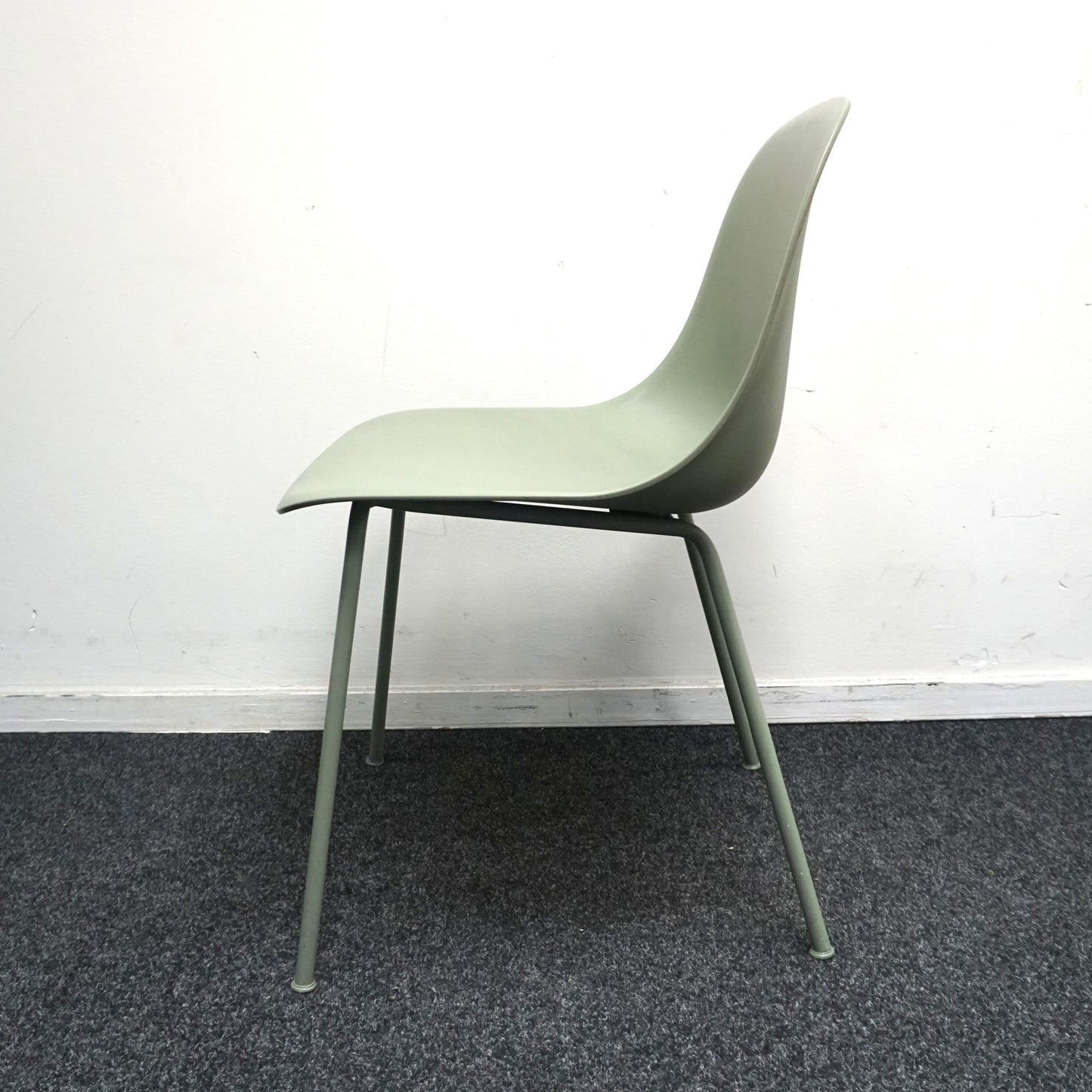 Muuto Fiber Side Chair Design Stoel | Zacht Groen