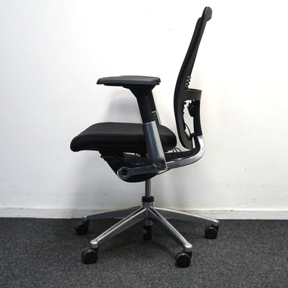 Haworth Comforto 89 type Zody Bureaustoel | Zwart | Chroom