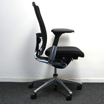 Haworth Comforto 89 type Zody Bureaustoel | Zwart | Chroom