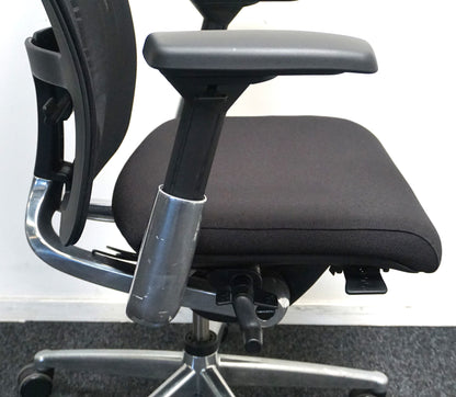 Haworth Comforto 89 type Zody Bureaustoel | Zwart | Chroom