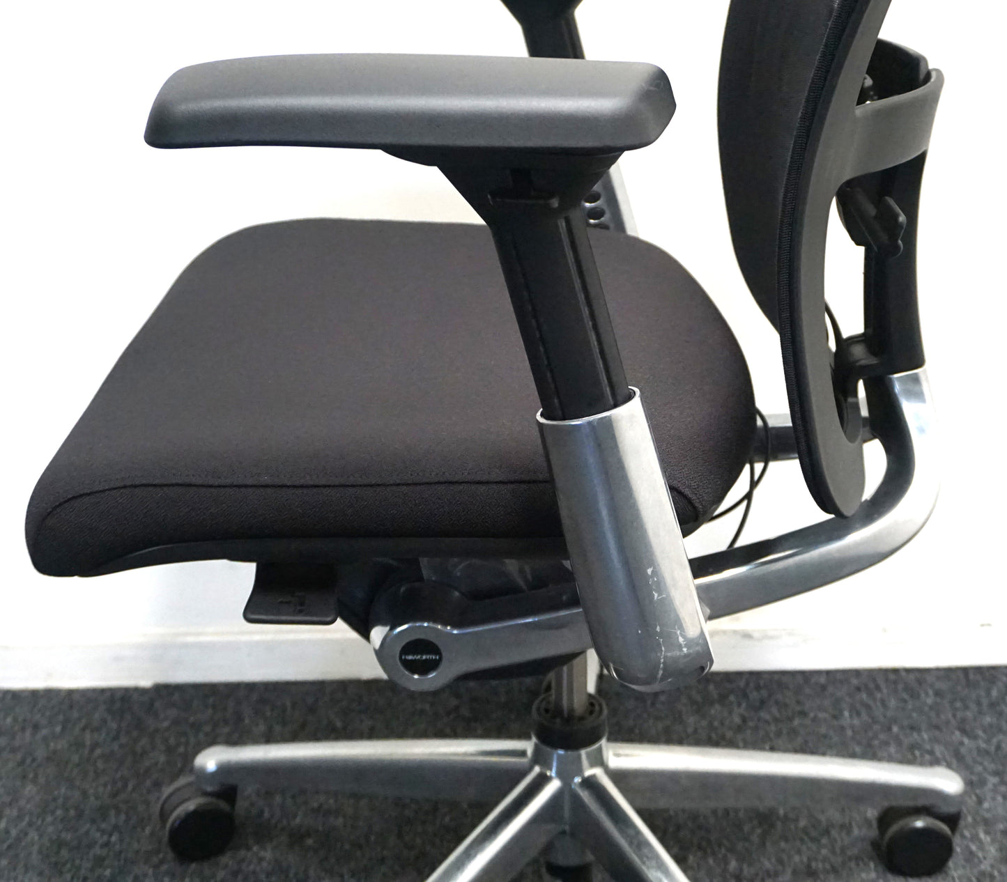 Haworth Comforto 89 type Zody Bureaustoel | Zwart | Chroom