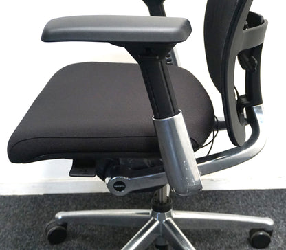 Haworth Comforto 89 type Zody Bureaustoel | Zwart | Chroom