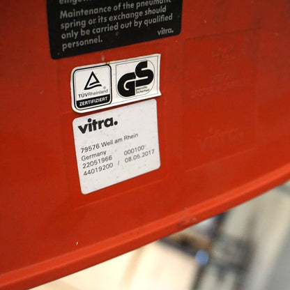 Vitra Hal Armchair Design Stoel | Verrijdbaar | Rood