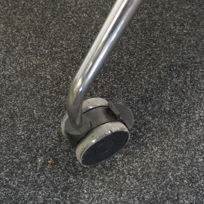 Mara Klaptafel Verrijdbaar | 200 x 100 cm | Zwart / Chroom