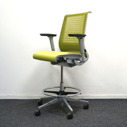 Steelcase Think V2 Baliestoel / Bureaustoel | Ergonomisch | Limegroen