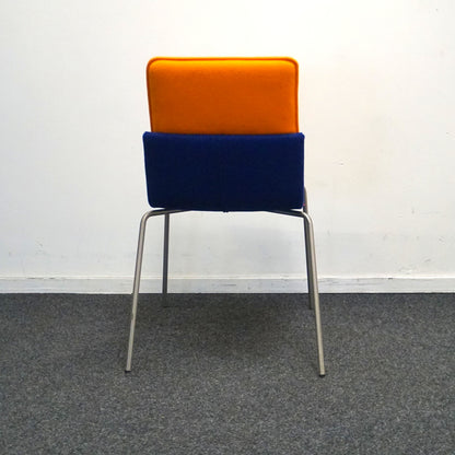 Gispen Triennial Design Stoel | Oranje / Blauw