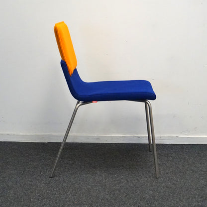 Gispen Triennial Design Stoel | Oranje / Blauw