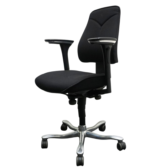 Kinnarps 6000 Bureaustoel | Ergonomisch | Zwart
