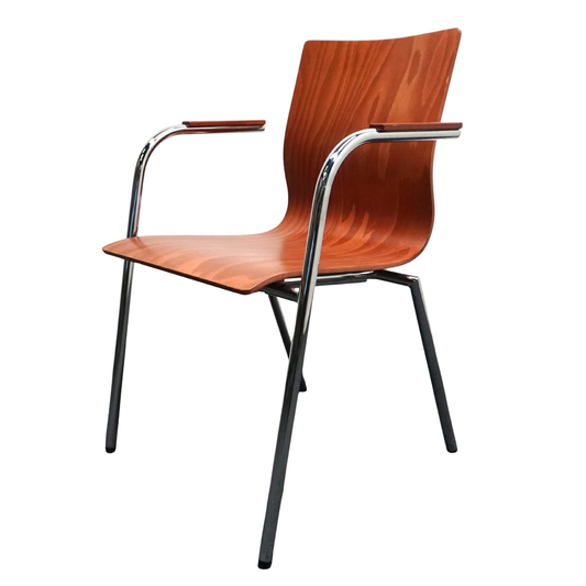 NowyStyl Espacio 4L Stoelen | Vintage | Hout | Met Armleuning