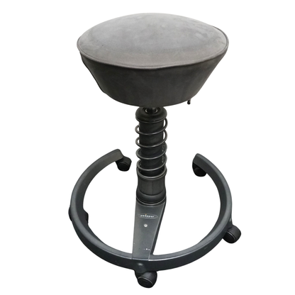 Aeris Swopper Classic Design Kruk | Balans Kruk | Verrijdbaar | Grijs