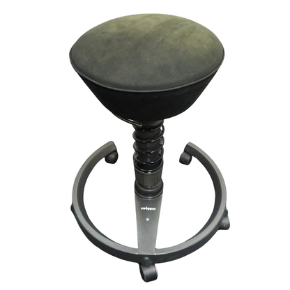 Aeris Swopper Classic Design Kruk | Balans Kruk | Verrijdbaar | Donkergroen