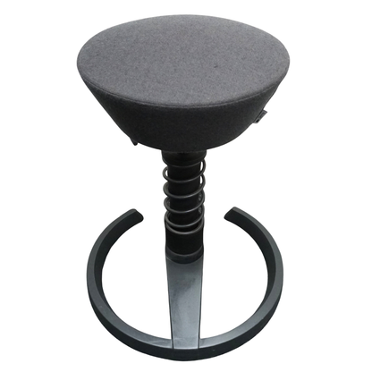 Aeris Swopper Classic Design Kruk | Balans Kruk | Vast | Grijze stof