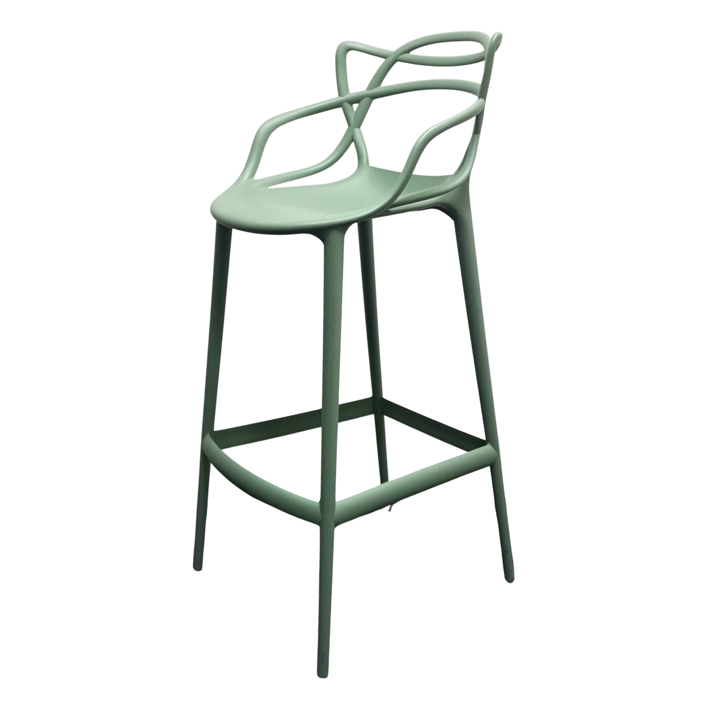 Kartell Masters Design Barkruk | Zacht Groen | Zithoogte 75 cm