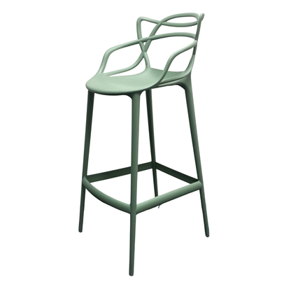 Kartell Masters Design Barkruk | Zacht Groen | Zithoogte 75 cm