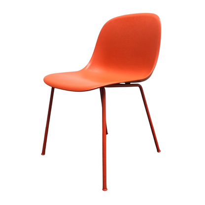 Muuto Fiber Side Chair Design Stoel | Rood