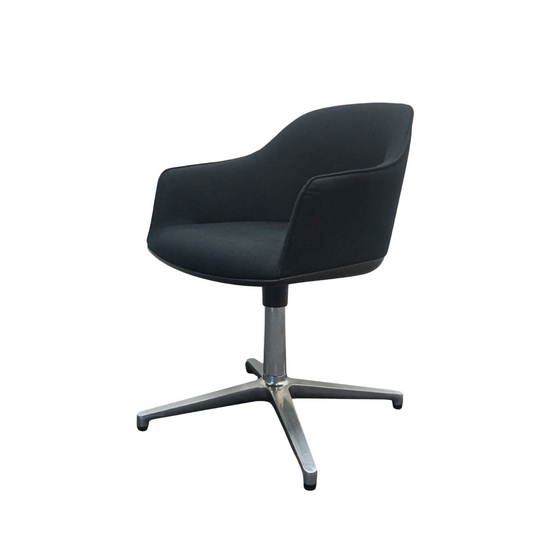 Vitra Softshell Design Vergaderstoel | Conferentiestoel | Zwart