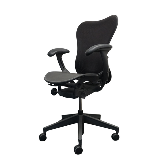 Herman Miller Mirra 2 Bureaustoel | Zwart / Antraciet | Mesh