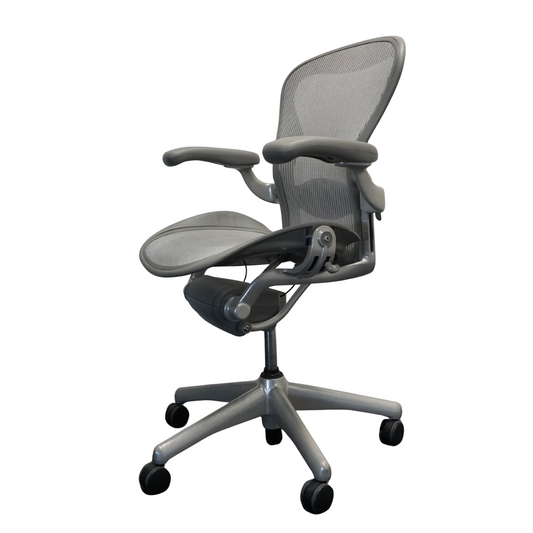 Herman Miller Aeron type B  Bureaustoel | Ergonomisch | Titanium
