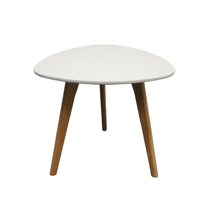 Design Bijzettafel | Wit | Hout | 40 cm