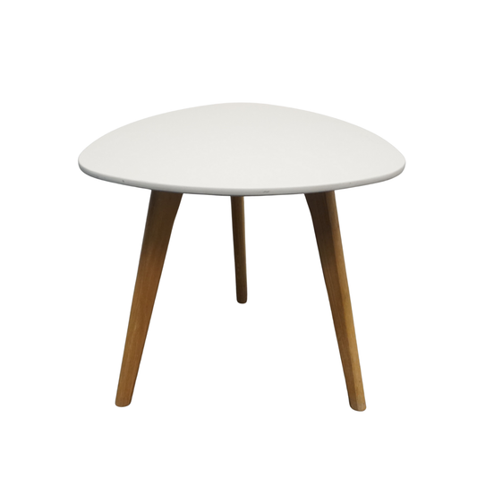 Design Bijzettafel | Wit | Hout | 40 cm