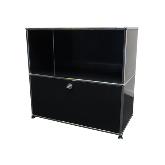 USM Haller Design Kast | Zwart | Dressoir | 74 x 75 x 35 cm