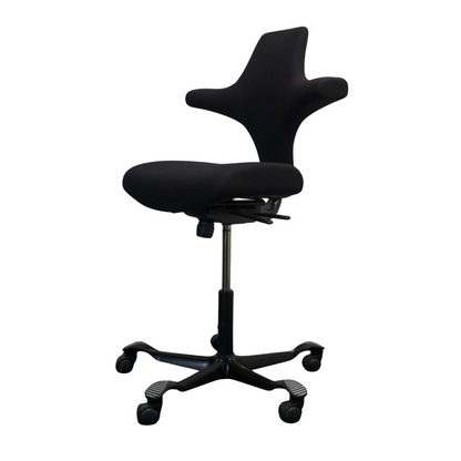 HAG Capisco 8126 Bureaustoel | Zadelzit | Zwart/Zwart | 53 - 72 cm