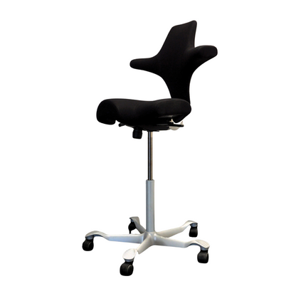 HAG Capisco 8106 Bureaustoel | Zadelzit | Zwart / Grijs | 60 - 85 cm