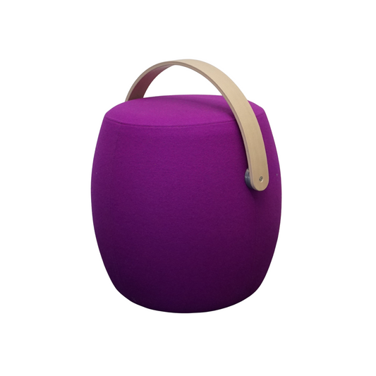 Offecct Carry On Kruk | Poef | Hocker | Paars | Draagbaar