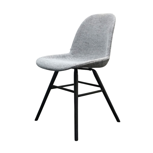 Zuiver Albert Kuip Soft Design Stoel | Lichtgrijze Stof