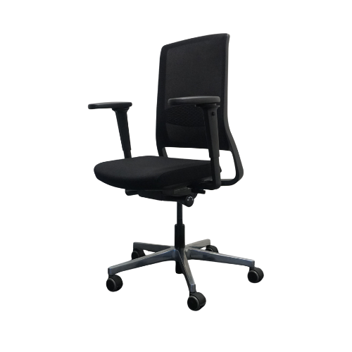 Gispen Zinn Bureaustoel | Ergonomisch | Zwart / Chroom