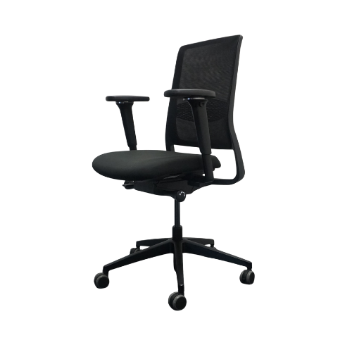 Gispen Zinn Bureaustoel | Ergonomisch | Zwart / Zwart