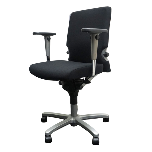 Haworth Comforto 77 Bureaustoel | Zwart / Grijs | Nieuw gestoffeerd