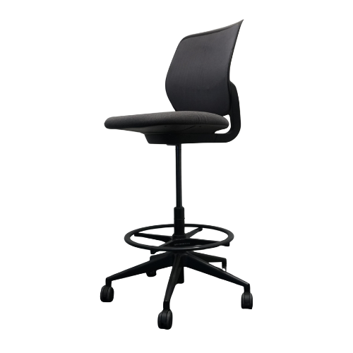 Steelcase Cobi Chair | Baliestoel | Donkergrijs | Zwart
